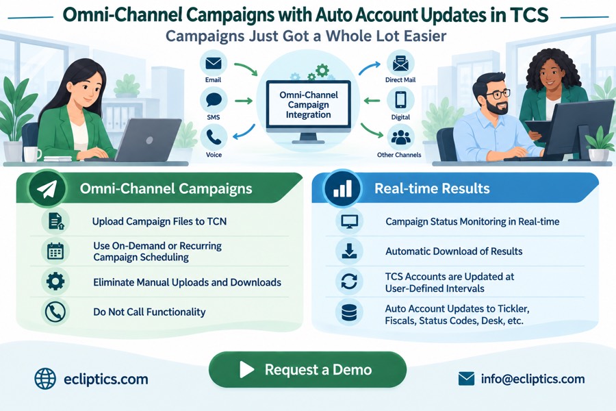Omni-channel campaigns with automatic account updates in TCS: campaigns just got a whole lot easier